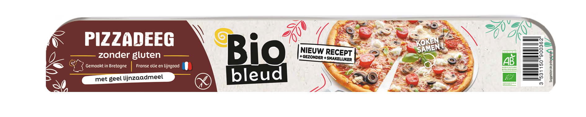 Biobleud Pâte à pizza sans gluten bio 260g